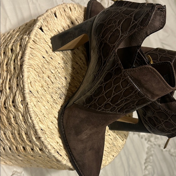 Vince Camuto Brown Leather Boots - Picture 8 of 10
